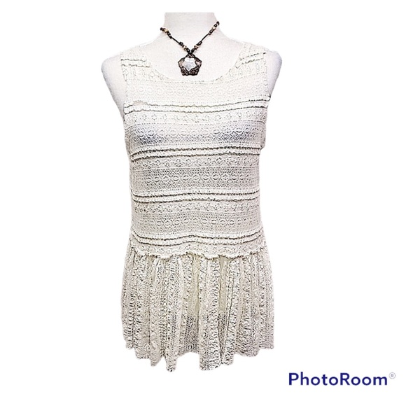 Intimately Free People Textured Lace Top - Picture 2 of 10
